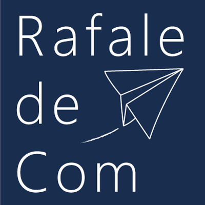 Logo de Rafale de com', qui vous aide à propulser votre communication